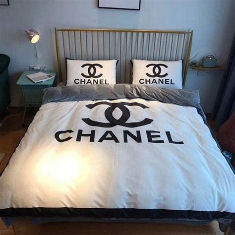 chanel bed cover|vintage chanel bedding.